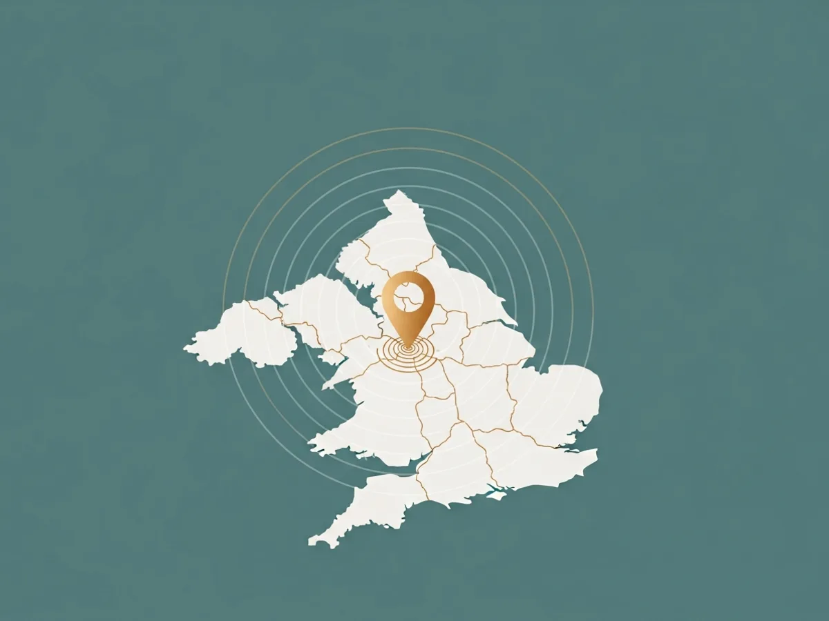 Map of Berkshire and surrounding towns covered by Darren Carter Hypnotherapy from Wokingham